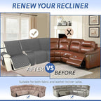 Arfntevss Recliner Sectional Couch Covers 1OO% Waterproof L Shape Sofa Cover - Image 6