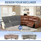 Arfntevss Recliner Sectional Couch Covers 1OO% Waterproof L Shape Sofa Cover - Image 6