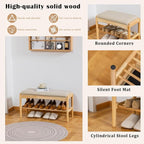 SOBIBO Entryway Shoe Bench - Image 4