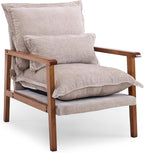 VINGLI Mid-Century Modern Cloud Accent Armchair - Image 9