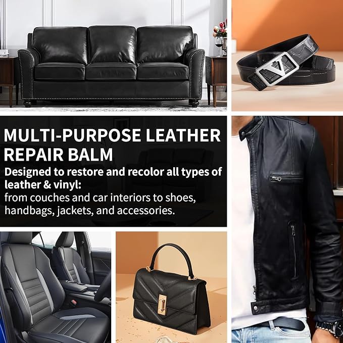 Leather Recoloring Balm and Leather Repair Kit - Image 5