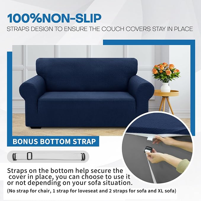 XINEAGE 2026 New Stretch Armchair Covers 1 Piece Chair Slipcovers Chair - Image 7