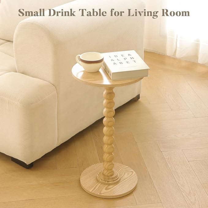 Fultyle Round Side Table, Small Drink Table - Image 7