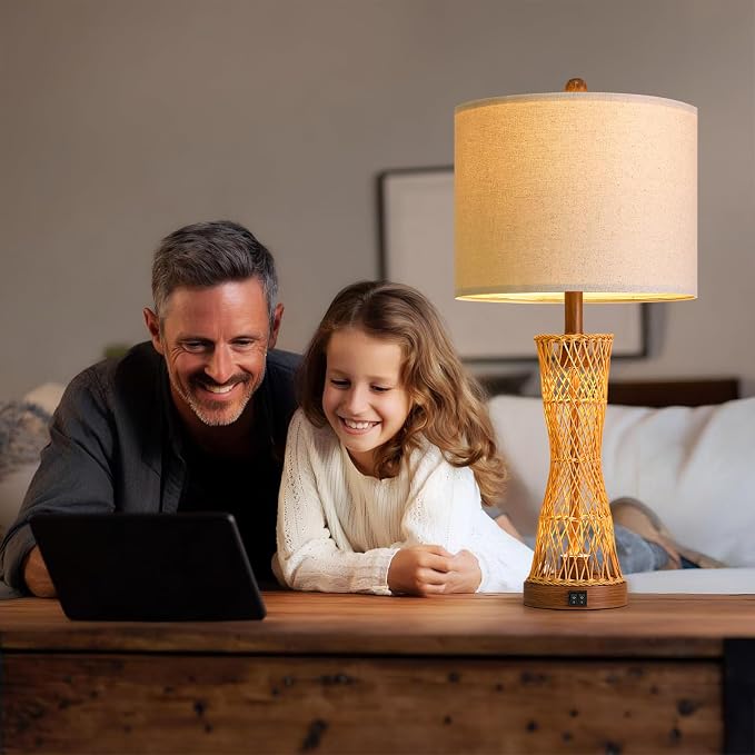 OYEARS 27" Table Lamps Set of 2 - Image 5