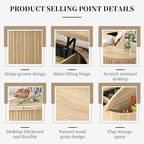 Fsbecl Fluted Lift Top Coffee Table - Image 4