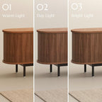 POVISON Fully-Assembled Mid Century Modern TV Stand - Image 6