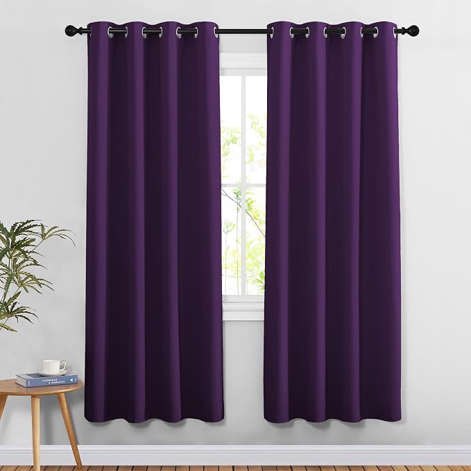 NICETOWN Royal Purple Doorway Curtains by NICETOWN