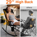 Romswi 2 Pack Rocking Camping Chair - Image 5