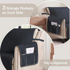 Water Repellent Loveseat Cover for 2 Cushion Couch, Machine Washable Love Seat - Image 4