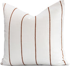 Crumbs Home Modern Farmhouse Fall Linen Indoor Outdoor Throw Pillow Cover Only by CRUMBSHOME