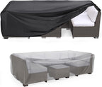 Patio Furniture Set Cover Waterproof, Mrrihand Outdoor Sectional Sofa Set Cover by Mrrihand
