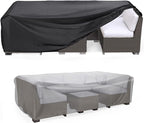 Patio Furniture Set Cover Waterproof, Mrrihand Outdoor Sectional Sofa Set Cover by Mrrihand