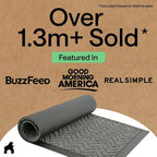 GORILLA GRIP 100% Waterproof All-Season WeatherMAX Doormat, US Designed Natural - Image 4