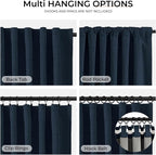 INOVADAY 100% Blackout Linen Curtains - Image 3