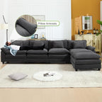 Oprisen 154" Modular Sectional Sofa, Comfy Cloud Couch Sectional Sofa - Image 5
