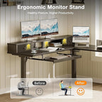 Casaottima 59 Inch Electric L-Shaped Standing Desk - Image 6