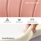 HULALA HOME Velvet Loveseat Sofa - Image 4