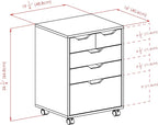 Winsome Halifax Mobile Storage Cabinet - Image 3