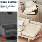 8Pcs Outdoor Cushion Covers, Stretch Patio Furniture Couch Chair Slipcovers | - Image 4