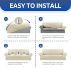 Stretch Chair Sofa Slipcover, Single Couch Cover, Pet Friendly Furniture - Image 4