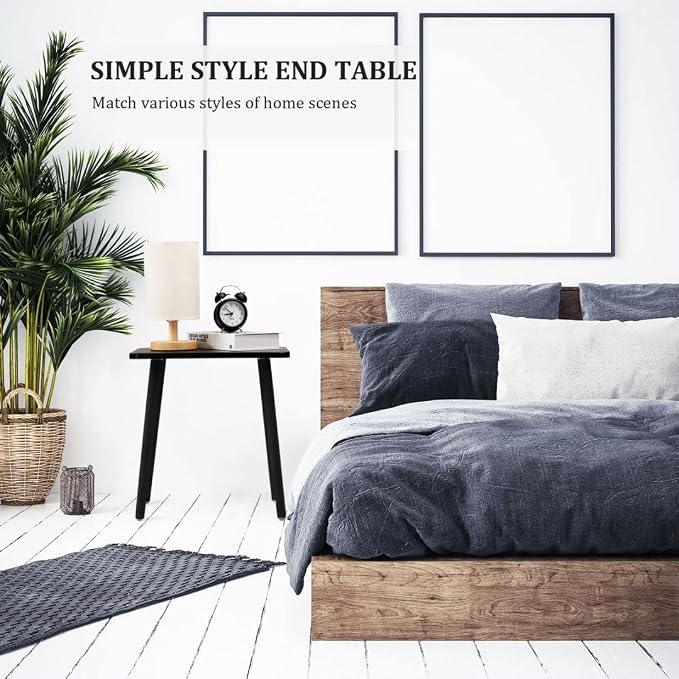 FORAOFUR Side Table, Modern Accent End Table - Image 6