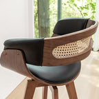 Set of 1 Rattan bar stool1 - Image 6