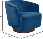 MINCETA Accent Chair, Modern Swivel Chairs - Image 2