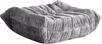 Bean Bag Ottoman, Memory Foam Lazy Bean Bag Sofa, Fireside Chair Foot Rest by Cansunna