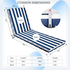 Chaise Lounge Cushions Outdoor - Image 2
