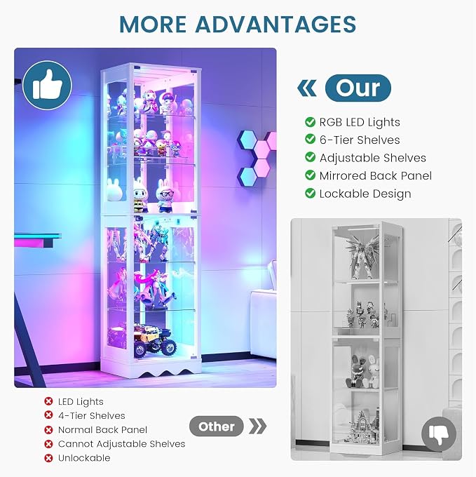 Dystler Display Cabinet with Glass Doors - Image 7