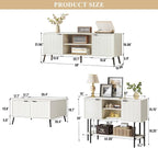 Fatmok Fluted Furniture Collection – 58" TV Stand Entertainment Center - Image 2