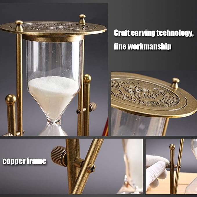 Embossed Golden Hourglass Timer - Image 4