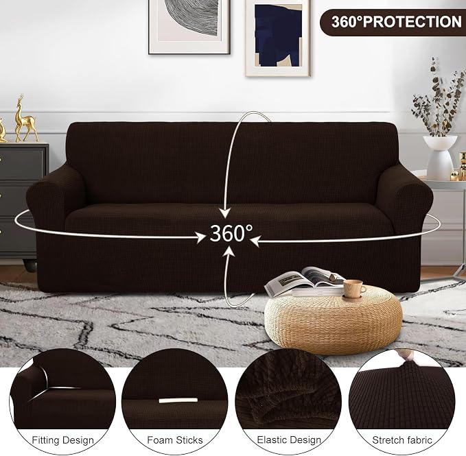 U-NICE HOME Stretch Couch Cover Slipcover - Image 3