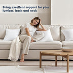MIULEE 22x22 Throw Pillows Inserts 2 Pack, Decorative Pillows - Image 7