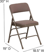 Flash Furniture 2 Pack HERCULES Series Curved Triple Braced & Double Hinged - Image 3