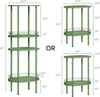 Green Side Table Set of 2, Small Modern Round Side Table - Image 3