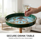 Gesodant Boho Single Leg Round Side Table - Image 5