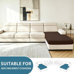 XINEAGE Chaise Cover for L Shaped Sofa, Sectional Couch Covers for Pets - Image 2