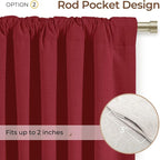 INOVADAY 100% Blackout Linen Curtains - Image 4