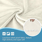 HDCAXKJ Corner Sectional Couch Covers Velvet Stretch L Shape Sofa Cover Soft - Image 3