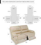 Easy-Going Oversized Loveseat Recliner Cover, Reversible Couch Cover - Image 6