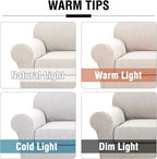 H.VERSAILTEX 4 Piece Stretch Sofa Covers - Image 3