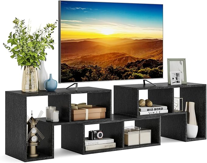 Tangkula 3 Pieces Console TV Stand, Free-Combination Entertainment Center by TANGKULA