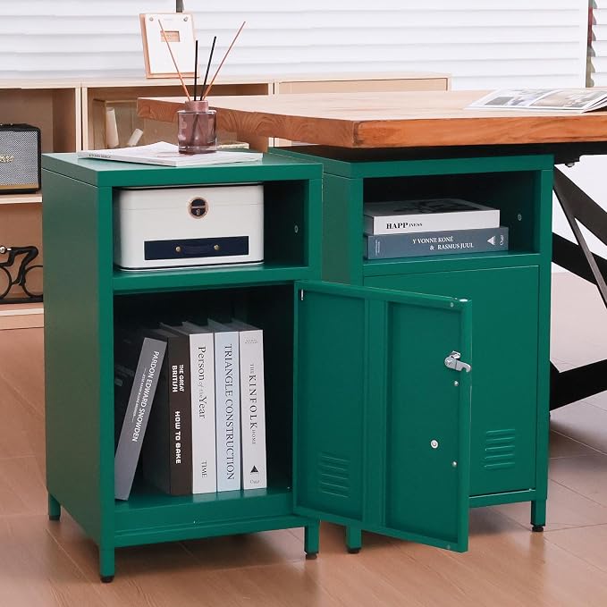 ALBAD Compact Metal Nightstand - Image 2