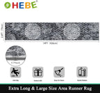 HEBE Hallway Runner Rug 2'8''x14', Washable Non Slip Kitchen Rug Runner | Soft - Image 2