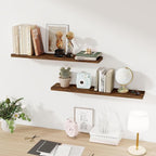 36Inch Floating Shelves for Wall 2 Pack Wood Shelves for Kitchen, Bedroom Wall - Image 7