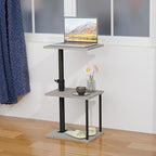 Faesun Swivel Side Table for Couch Arm, Adjustable C End Table for Recliner or - Image 7