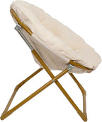 Flash Furniture Gwen Kids Cozy Mini Folding Saucer Chair - Image 9