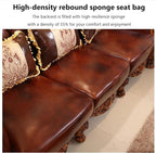 European-Style Luxury Sofa, Solid Wood Sofa - Image 5