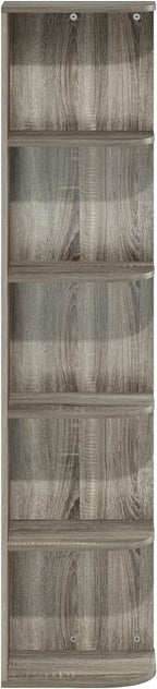 Furinno PASIR Book Shelf, 5-Tier Corner Bookshelf - Image 7